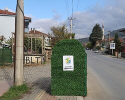 Geyve Belediyesi’nden Konteynere Yeşil Dokunuş