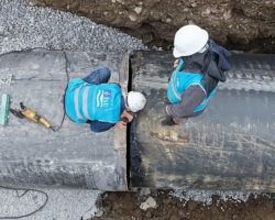 Halıdere’de Altyapı Çalışmaları Tüm Hızıyla Devam Ediyor