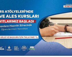 İBB Ders Atölyeleri’nde Ücretsiz ALES ve DGS Kursları Başlıyor