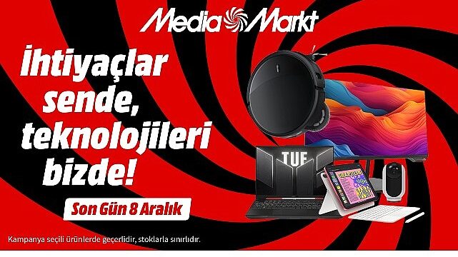 “İhtiyaçlar Sizde Teknolojileri MediaMarkt’ta” Kampanyası ile teknoloji alışverişinin tam zamanı!