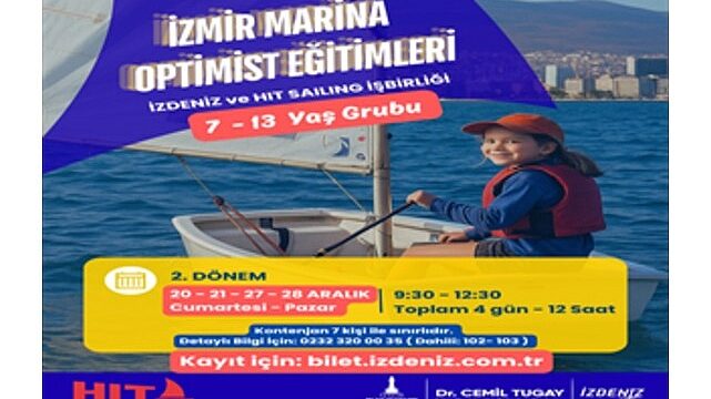 İzmir Marina, kış boyunca yelken tutkunlarını ağırlıyor