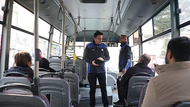 Nevşehir’de Halk Otobüslerine Yönelik Denetimler Sürüyor