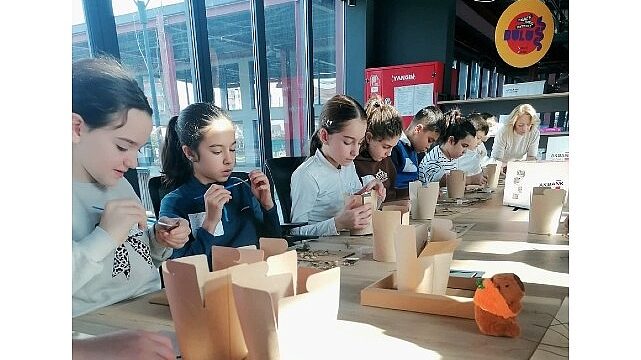 Nilüfer’de çocuklar sanatla iç içe