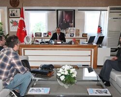 Öğretmenlerden Başkan Topaloğlu’na ziyaret