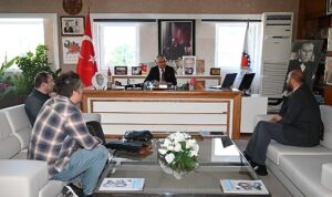 Öğretmenlerden Başkan Topaloğlu’na ziyaret