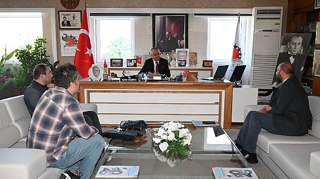 Öğretmenlerden Başkan Topaloğlu’na ziyaret