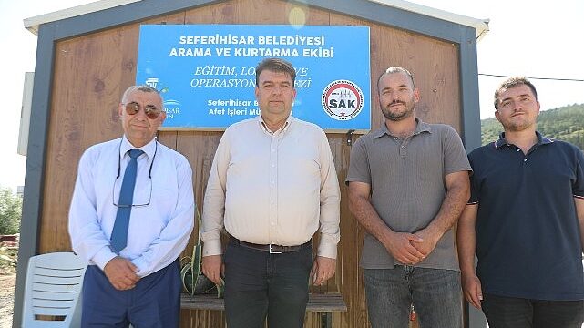 Seferihisar Belediyesi Arama Kurtarma ekibi Afad Akreditasyon Sertifikası aldı