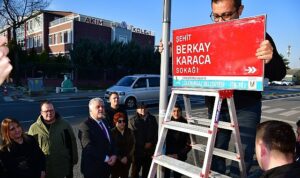 Şehit Berkay Karaca’nın ismi Lüleburgaz’da yaşatılıyor!