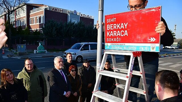Şehit Berkay Karaca’nın ismi Lüleburgaz’da yaşatılıyor!