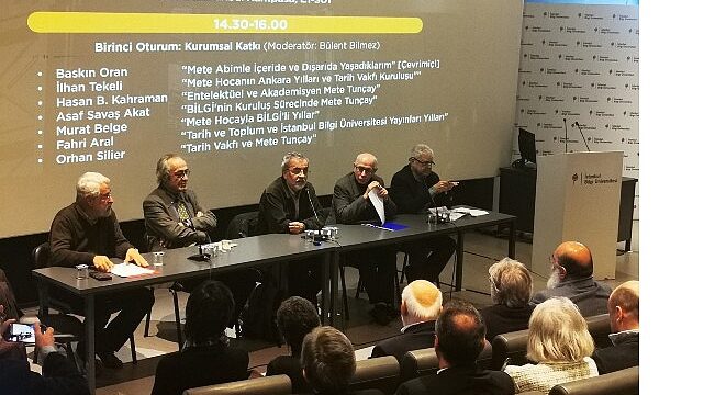 Sosyal bilimlerin öncü isimlerinden Emeritus Prof. Dr. Mete Tunçay, İstanbul Bilgi Üniversitesi’nde anıldı