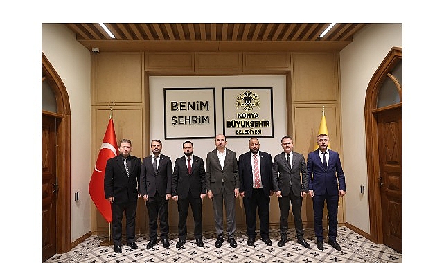 Suriyeli Heyet Başkan Altay’ı Ziyaret Etti, “Konya Modeli Belediyecilik” Hizmetlerini İnceledi