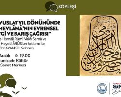 Üsküdar’da Mevlana’nın 752’nci Vuslat Yıl Dönümü Anma Programı Yapılacak