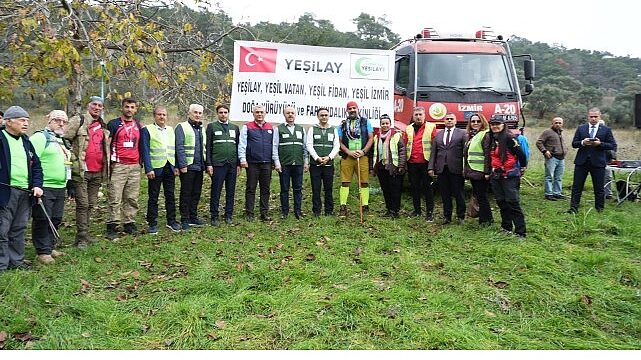 YEŞİLAY ile “Yeşil Vatan, Yeşil Fidan, Yeşil İzmir” Etkinliği Kemalpaşa’da Gerçekleştirildi