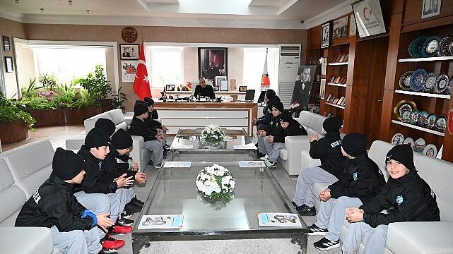 1918 Rice FK’dan Başkan Topaloğlu’na nezaket ziyareti