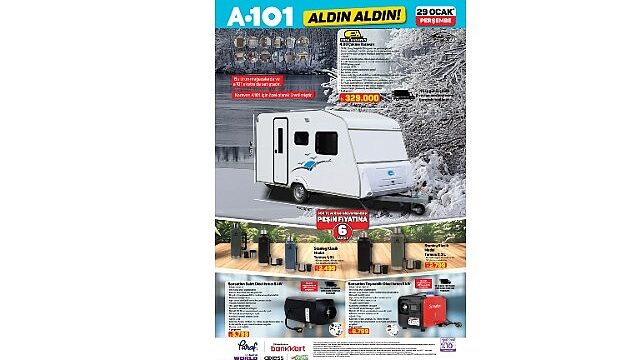 29 Ocak’ta Karavan A101’de!