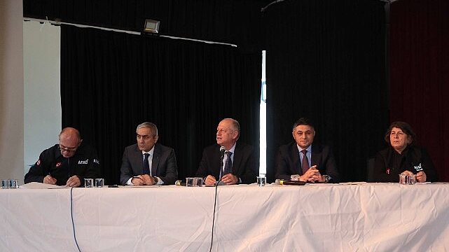 Aliağa’da İlçe Afet Müdahale Planı Toplantısı Gerçekleştirildi
