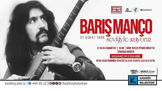 Barış Manço Kadıköy’de Anılacak