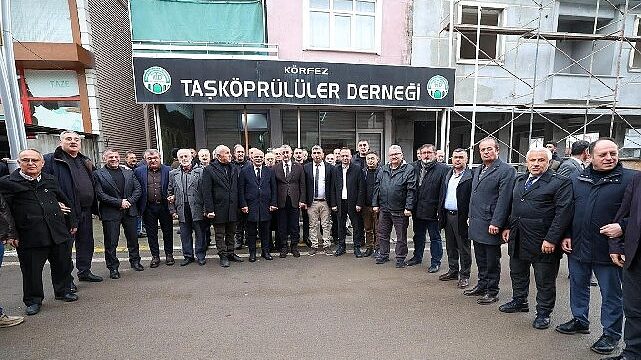 Başkan Büyükakın, Körfez Taşköprülüler’e misafir oldu