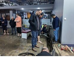 Bornova’da sel alarmı