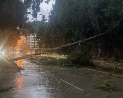 Buca Belediyesi ekiplerinin fırtına ve yağış mesaisi