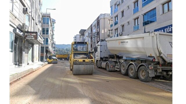 Çamlıkule’de bozulan yol onarıldı