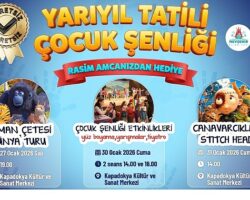 Çocuklar Hepinizi YARIYIL TATİLİ ÇOCUK ŞENLİĞİ’ne Bekliyoruz