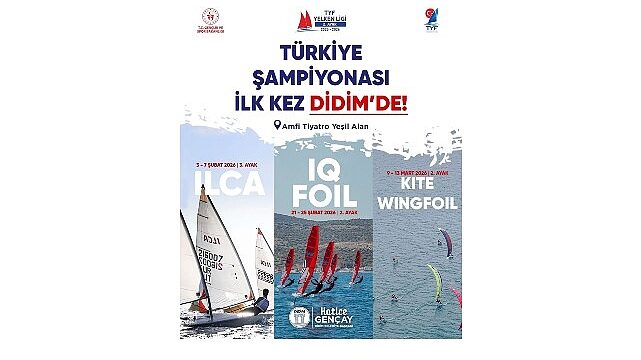 Ege’nin İncisi Didim, TYF Yelken Ligi Türkiye Şampiyonası’na Ev Sahipliği Yapacak