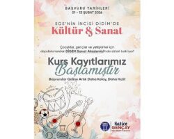 Ege’nin İncisi Didim’de Kültür ve Sanat Kursları Başlıyor