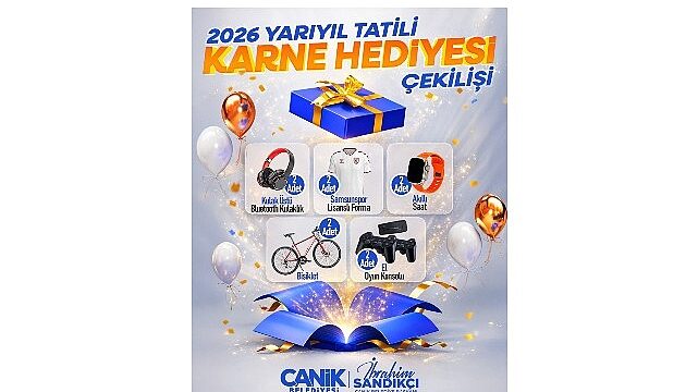 Gelenek Devam Ediyor: Karne Hediyeleri Canik Belediyesi’nden