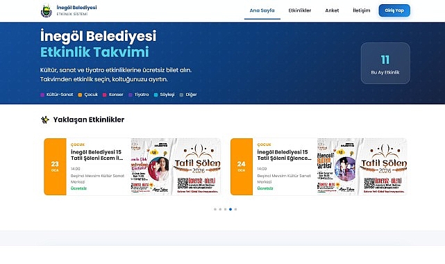 İnegöl’de Kültür ve Sanatın Yeni Adresi Kullanıma Sunuldu