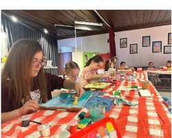 İnegöl’de Sömestir Tatili Sanatla Renklendi