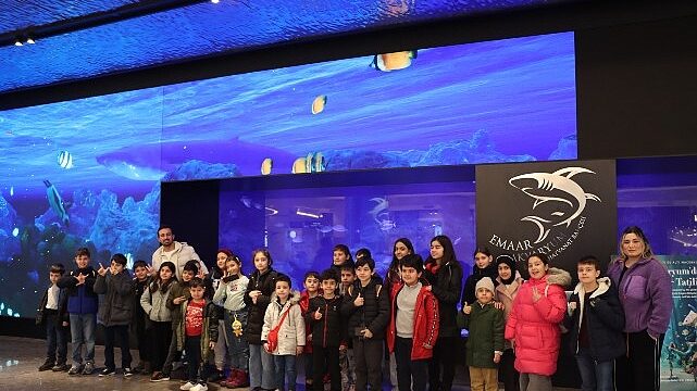 Maltepeli çocuklar yarıyıl tatilinde su altı dünyasını keşfetti