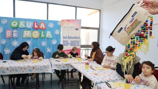 Minik KO-MEK’liler “Okula Bi’ Mola”da buluştu