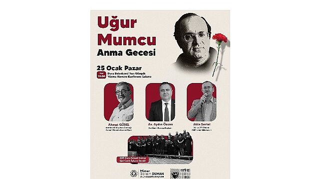Uğur Mumcu için Buca’da anma gecesi
