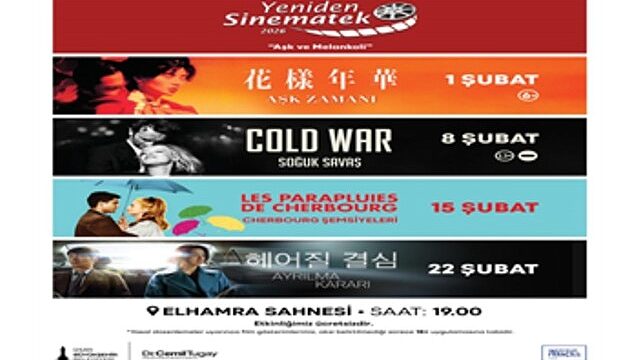 Yeniden Sinematek’te aşk ve melankoli esintisi