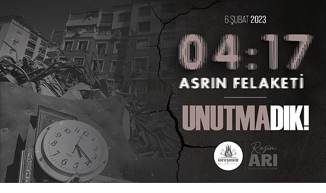 Asrın Felaketinde Yitirdiklerimizi Saygıyla Anıyoruz