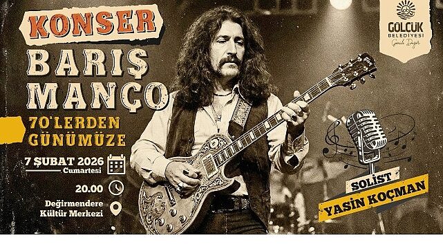 Barış Manço Unutulmaz Şarkıları ile Gölcük’te Anılacak