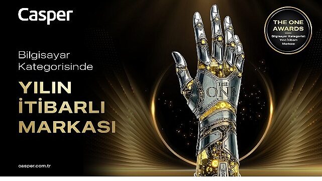 Casper The One Awards’ta Bilgisayar Kategorisinde  “Yılın İtibarlı Markası” Seçildi