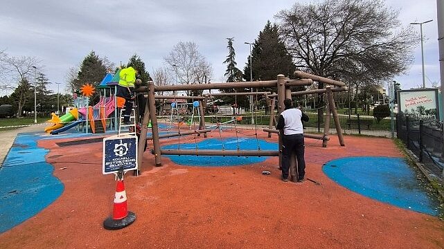 Çocuk oyun alanları Büyükşehir’le güvenli