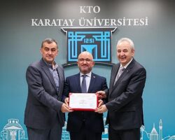 KTO Karatay Üniversitesi Ev Sahipliğinde, TS ISO 46001 Belge Takdim Töreni Gerçekleştirildi.