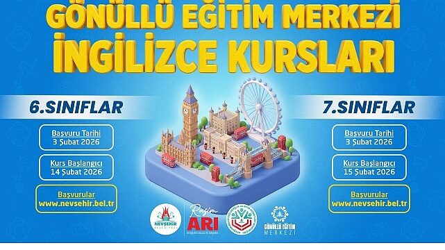 Nevşehir Belediyesi’nde Gönüllü Eğitim Kursları İçin Geri Sayım Başladı!