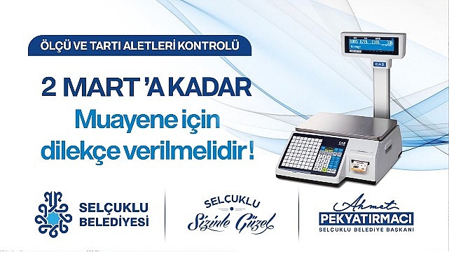 Ölçü ve Tartıda Son Beyan Tarihi 2 Mart