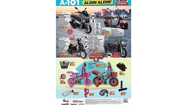 23 Nisan’da A101’de Mobilite ve Teknoloji Ürünleri