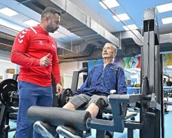 ASFİM’in spor tutkunu 86 yaşındaki delikanlısı  