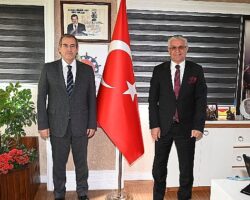 ATSO Başkanı Hacısüleyman’dan Başkan Topaloğlu’na ziyaret