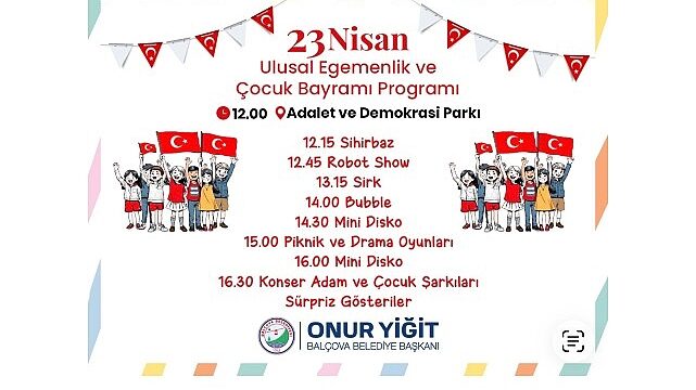 Balçova’da 23 Nisan Coşkusu: Bayram Sevinci Tüm İlçeyi Saracak