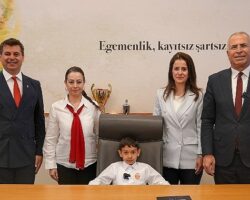 Başkan Işık, 23 Nisan’da koltuğunu Ege’ye devretti