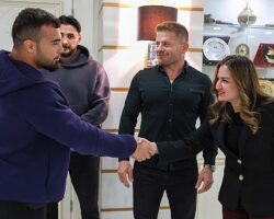 Başkan Vekili Özdemir başpehlivanları ağırladı