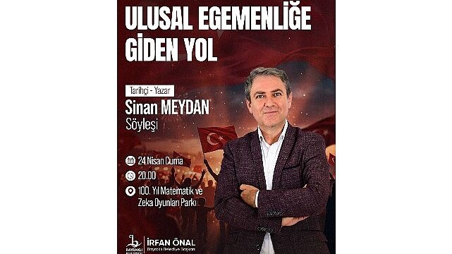 Bayraklı’da 23 Nisan Programı Sinan Meydan Söyleşisi ile Tamamlanıyor