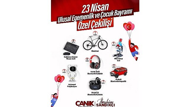 Canik Belediyesi’nden Hediye Yağmuru